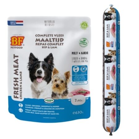 Vleesvoeding Kip & Lam - BF Petfood - Biofood - 28