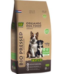 Besparen op hondenvoer zonder in te leveren op de gezondheid van je hond 18 Organic geperst Bio 8kg - BF Petfood - Biofood - Biologisch hondenvoer