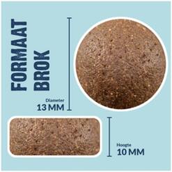 Detailfoto van BF Petfood Organic Bio Chicken biologische brokjes voor honden