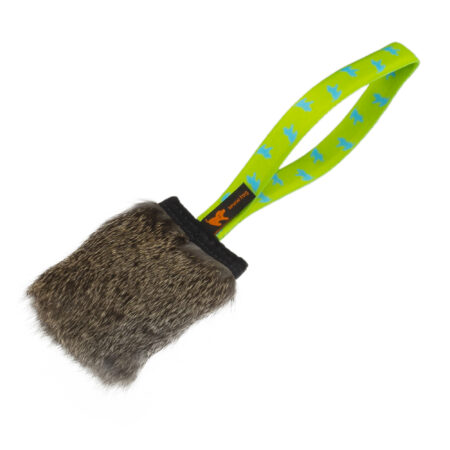 Konijn Tug met pieper groen - Tug-E-Nuff