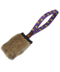 Konijn tug met pieper 11 Konijn Tug met pieper paars - Tug-E-Nuff