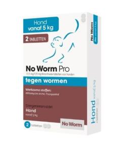 No Worm Pro Hond Grote hond 2 tabletten