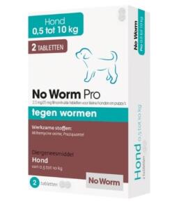 No Worm Pro Hond Kleine Hond 2 tabletten