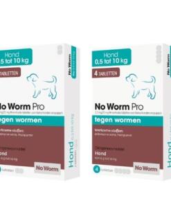 No Worm Pro Hond Kleine hond 2 en 4 tabletten