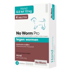 No Worm Pro Hond Kleine hond 4 tabletten