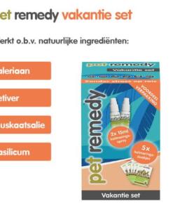 Pet Remedy Vakantie Set