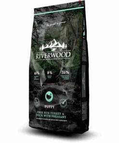 Riverwood Puppy Kalkoen & Eend met Fazant 10 Riverwood Puppy Kalkoen & Eend met Fazant 12kg