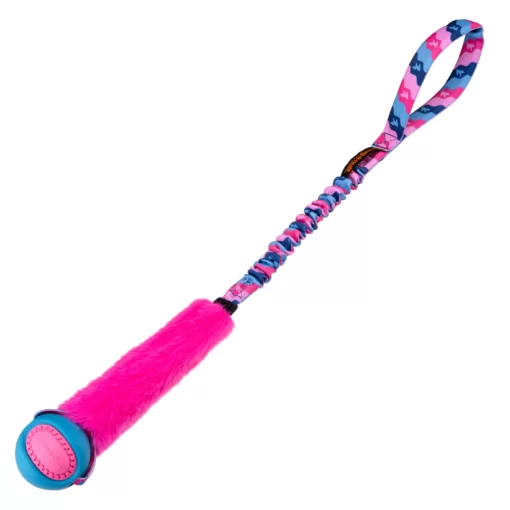 Fauxtastic Powerball Bungee - Tug-E-Nuff - Nepbont met bal trekspeeltje - Roze