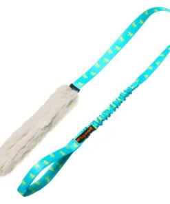 Faux Fur Bungee Chaser Tug - Teal