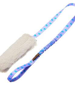 Faux Fur Squeaky Bungee Chaser 13 Faux Fur Squeaky Bungee Chaser Tug Lila