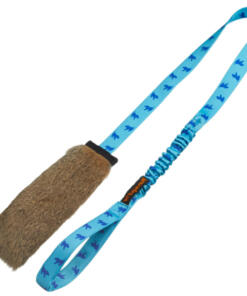 Rabbit Skin Squeaky Chaser - Blauw