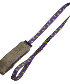 Rabbit Skin Squeaky Chaser - Paars