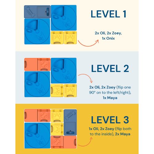 Pawzler Rainbow Set 59 Pawzler Rainbow set