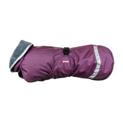 KevytPomppa met tuigopening - Pomppa - Hondenjas met tuig - kevyt-harness-opening-plum