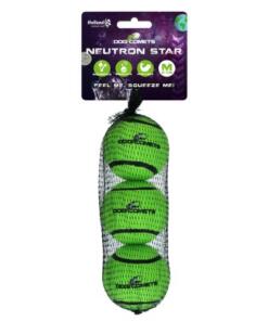 Neutron Star Tennisbal met pieper 3st 18 Neutron Star Tennisbal met pieper groen