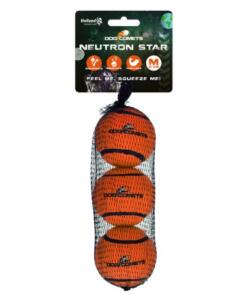 Neutron Star Tennisbal met pieper 3st 19 Neutron Star Tennisbal met pieper oranje