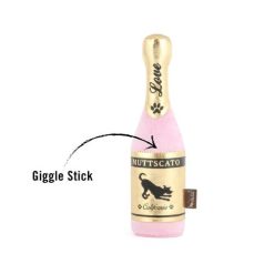 Barking Bubbly Muttscato P.L.A.Y. Champagne fles voor honden