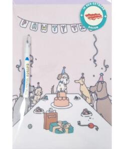 Verjaardagskaart voor je hond 10 Pawty Time