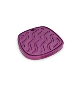 Feast Mat - Slow feeder en lickmat in 1 64 Feast Mat Waves Tropical Red