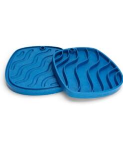 Feast Mat - Slow feeder en lickmat in 1 66 Feast Mat Waves Marine