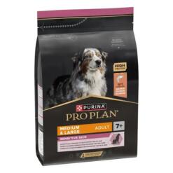 Zak Pro Plan seniorvoer voor honden met zalm, medium en large formaat, Sensitive Skin 7+