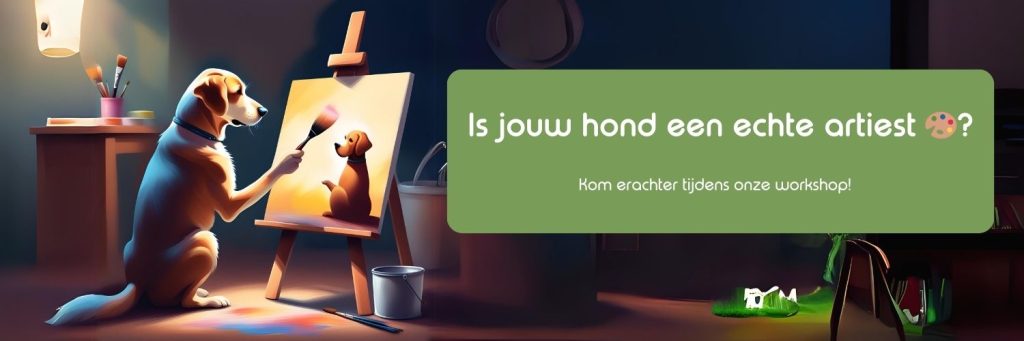 Workshop Schilderen met de hond - Header