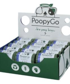 PoopyGo Eco friendly poepzakjes 6 PoopyGo Eco friendly single roll lavendelgeur Bulkverpakking Poepzakjes