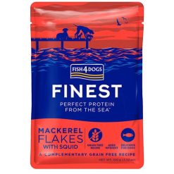 Finest Flakes Fish4Dogs - Mackerel with Squid