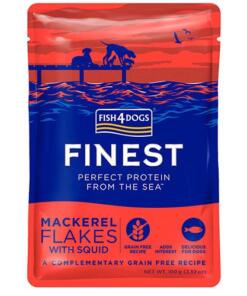 Finest Flakes Fish4Dogs - Mackerel with Squid
