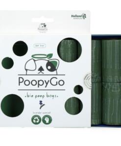 PoopyGo Eco friendly poepzakjes Grootverpakking 9 PoopyGo Eco friendly 120 st. (8x15 zakjes) Lavendelgeur