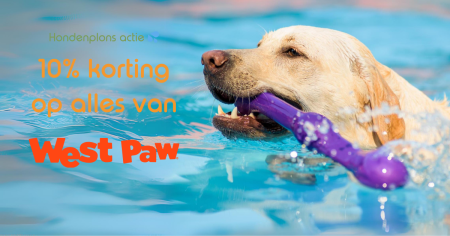 10% korting op alles van West Paw