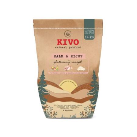 KIVO Zalm & Rijst Glutenvrij 14kg