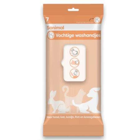 Vochtige Washandjes Sanimal