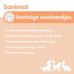 Vochtige Washandjes 7 Vochtige Washandjes Sanimal