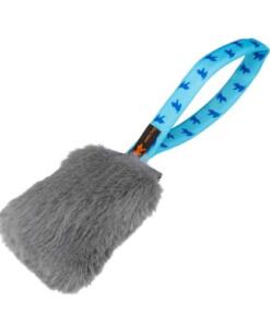 Faux Fur Pocket Squeaky blauw