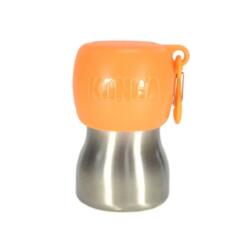 H2O RVS Waterfles Oranje Small