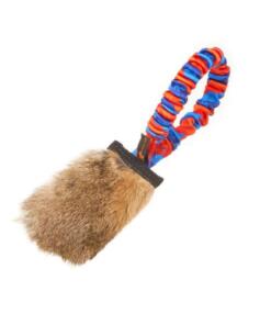 Rabbit Skin Pocket Bungee Squeaker 8 Rabbit Skin Pocket Bungee Squeaker oranje