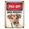 Bord Blik Jack Russell