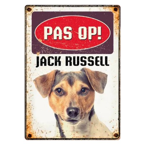 Bord Blik Jack Russell 3 Bord Blik Jack Russell