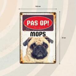 Bord Blik Mops