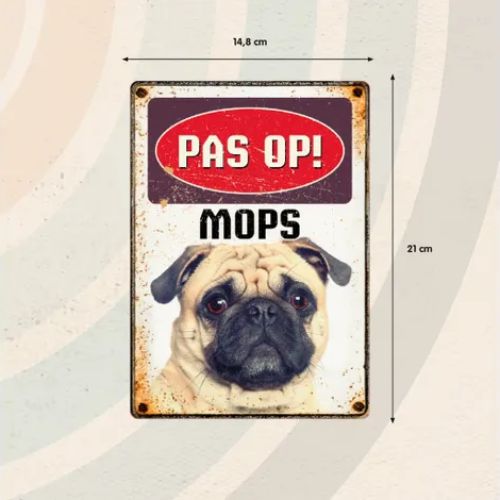 Bord Blik Mops 4 Bord Blik Mops
