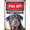 Bord Blik Rottweiler 2 Bord Blik Rottweiler
