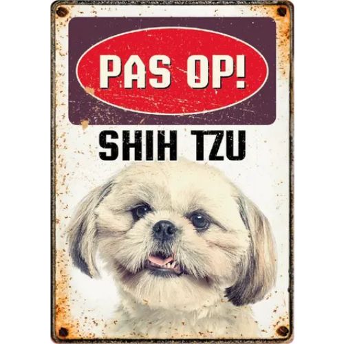 Bord Blik Shih Tzu 3 Bord Blik Shih Tzu