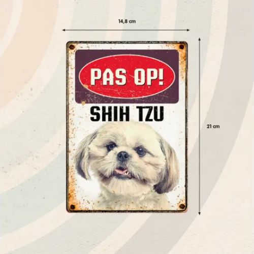 Bord Blik Shih Tzu 4 Bord Blik Shih Tzu