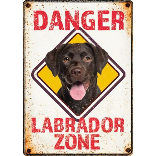 Sign Metal Danger Labrador Zone 3 Sign Metal Danger Labrador Zone