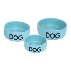 Stenen Voerbak Dog Blauw
