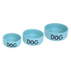 Stenen Voerbak Dog Blauw