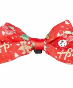 10 tips om kerst leuk te maken voor je hond 23 Xmas Flash LED strik Rood