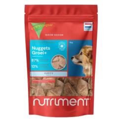 Nutriment Nuggets Groei+, zak met vers vlees nuggets voor puppy's