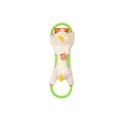 Eend Growl Haystackerz Versterkt zacht speelgoed met touw 2